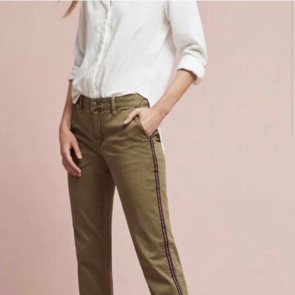 Anthropologie Pants - Chinos By Anthropologie Green Pants- 28